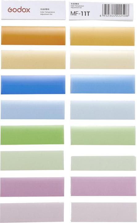 Actual product image Godox Farbtemperatur-Filterset für MF12