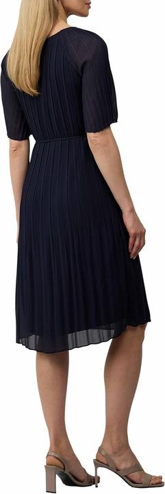 Image du produit s.Oliver Kleid Plissiertes Chiffonkleid mit Bindegürtel (44)