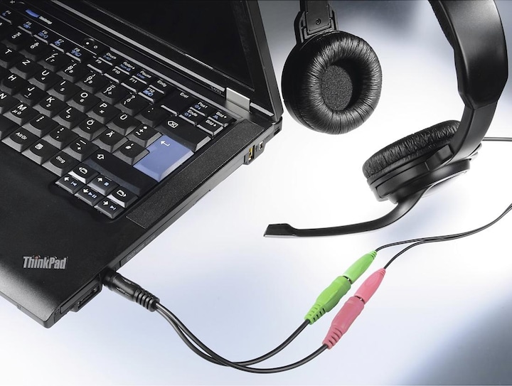 Produktbild Hama Audio-Adapter, 4pol. 3,5-mm-Klinke-Stecker - 2x 3pol. 3,5-mm-Klinke-Headset