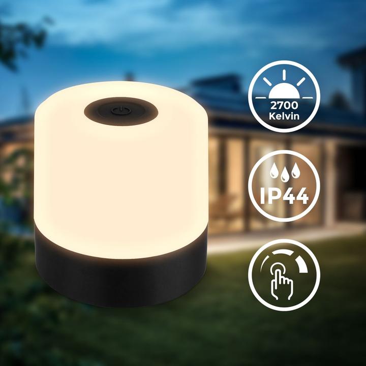 Produktbild B.K.Licht Akku LED Tischleuchte (150 lm)