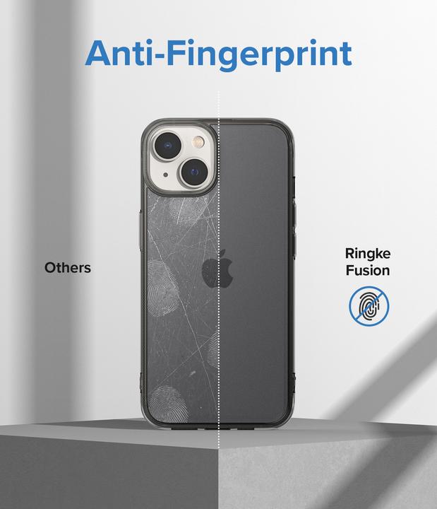 Image du produit Ringke Fusion Matte Case Coque iPhone 14 Plus avec cadre gel gris (Apple iPhone 14 Plus)