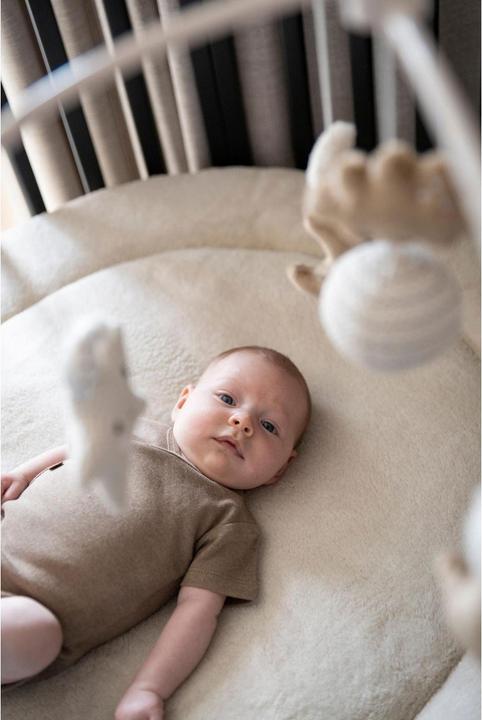 Actual product image Baby's only Playpen insert Cozy warm linen - Ø90 cm (90 cm, 90 cm)