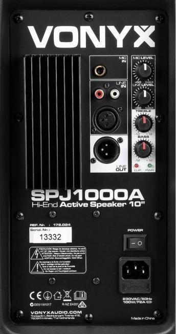 Immagine prodotto Vonyx Altoparlante SPJ-1000A (Attivo, 1x 200 W)