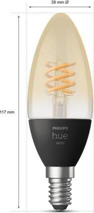 Immagine prodotto Philips Hue Tonalità di bianco (E14, 4.50 W, 300 lm, 1 x, G)