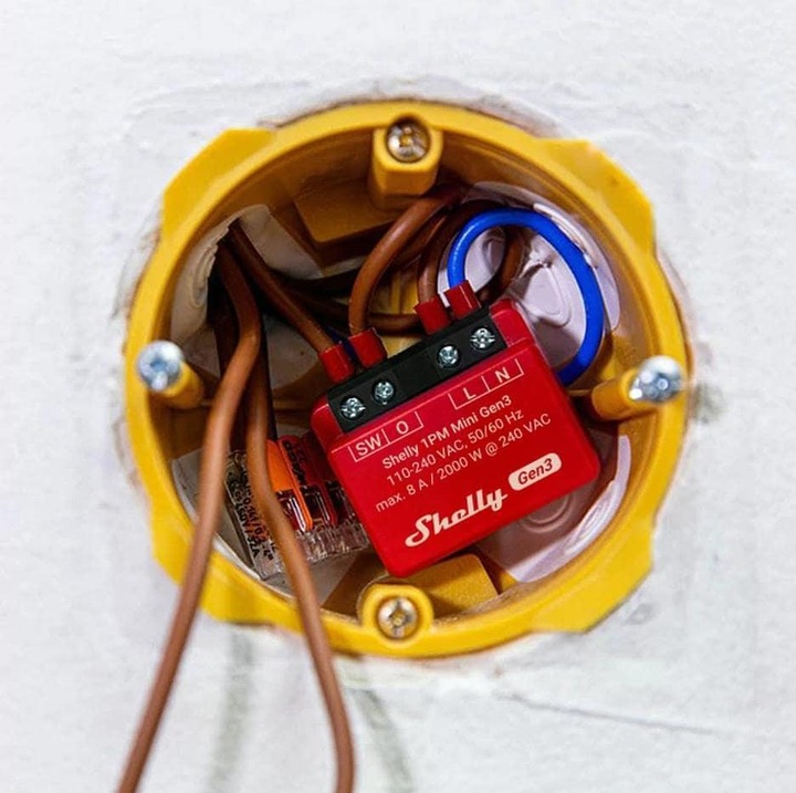 Produktbild Shelly 1PM Mini Gen3 x2 (Schaltaktor)