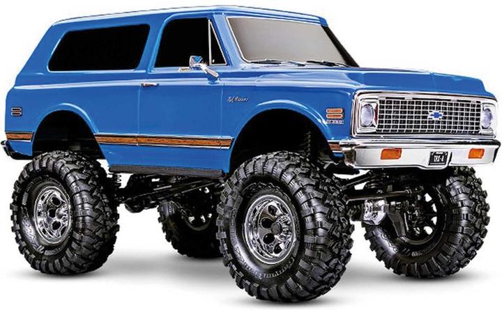 Actual product image Traxxas TRX-4 1972 Chevrolet Blazer High Trail Blue 1/10 4WD RTR Crawler without Battery/Charger (RTR Ready-to-Run)