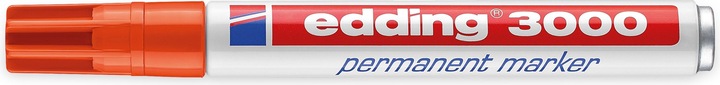 Actual product image Edding Permanent Marker 3000 (Orange, 3 mm, 1 x)