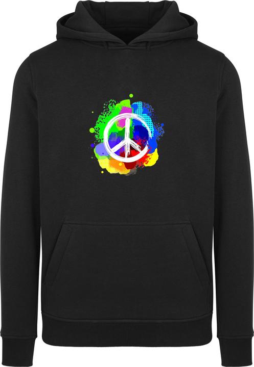 Image du produit Merchcode Peace - Sweat à capuche lourd Graffiti - 161341 (M)