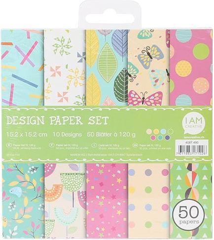 Immagine prodotto I Am Creative Set di carta da disegno (120 g/m², 50 x)