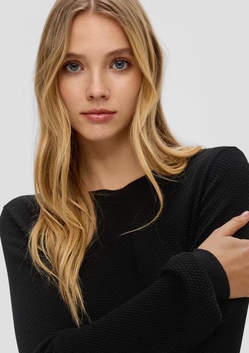 Actual product image s.Oliver Strickpullover Strickpullover mit Dobby-Struktur (XS)