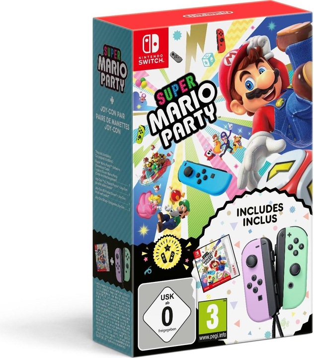 Nintendo Super Mario Party + Joy-Con Set (Switch, DE, EN, IT, FR)