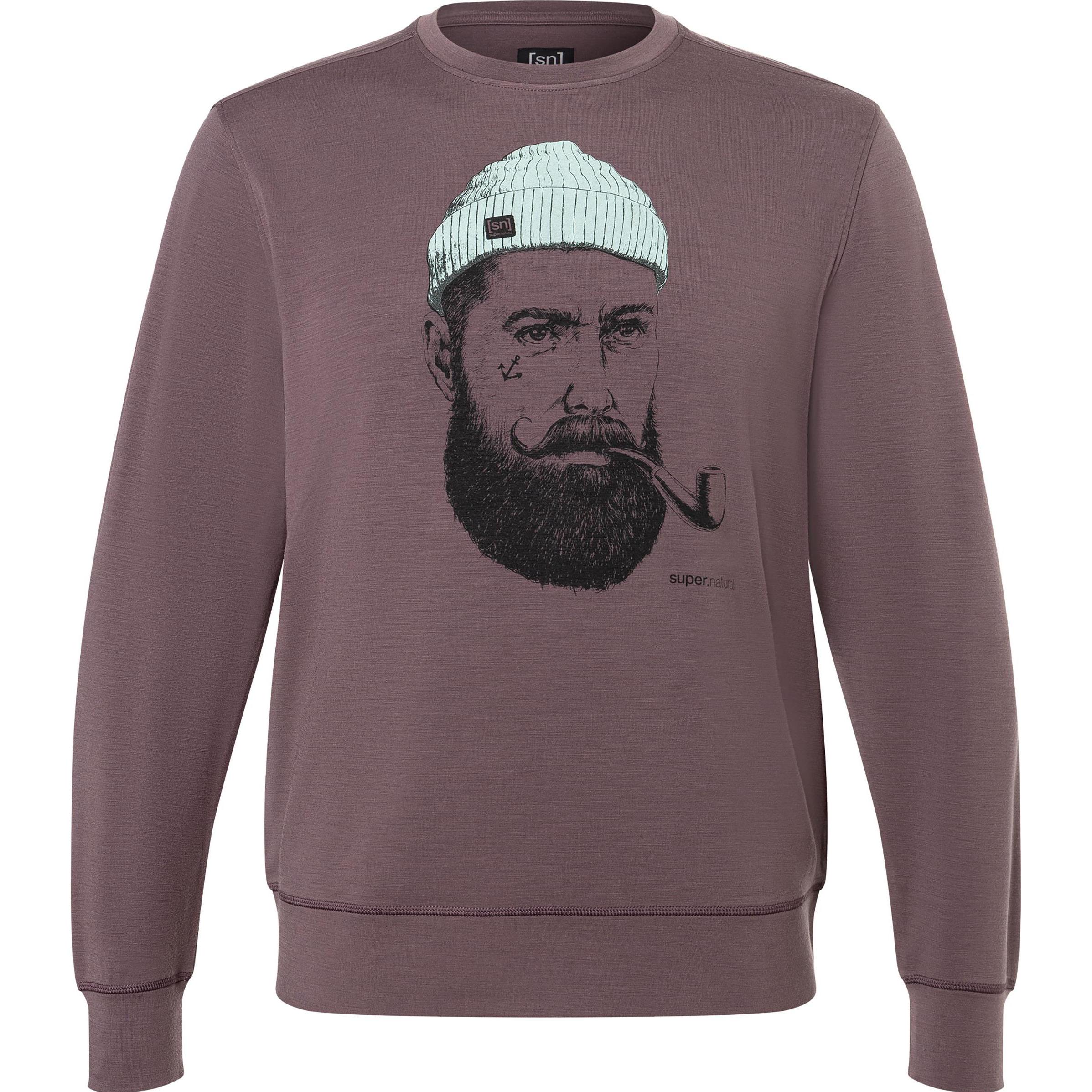 Super Natural, Herren, Pullover, Sailor Crew, Rot, (XL)