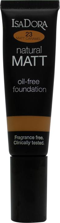 Image du produit Isadora Fond de teint caramel sans huile Natural Matt 35ml pour femmes (23 Caramel)