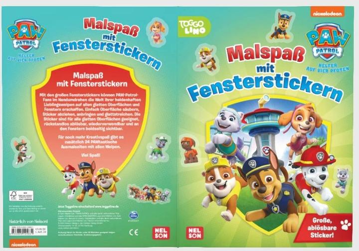 Produktbild PAW Patrol: Malspass mit Fensterstickern
