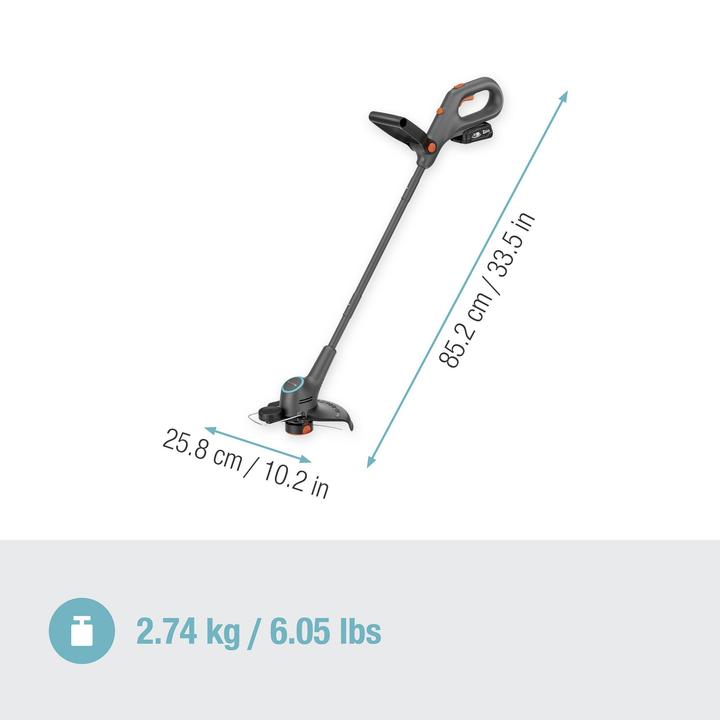 Image du produit Gardena EasyTrim 25/18V P4A Ready-To-Use Set (Fils coupe-herbe)