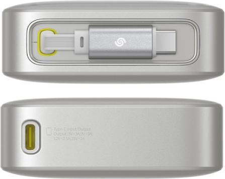 Image du produit Baseus Powerbank OS Free2Pull 20000mAh 65W + cable (szary) (20000 mAh, 65 W, 74 Wh)