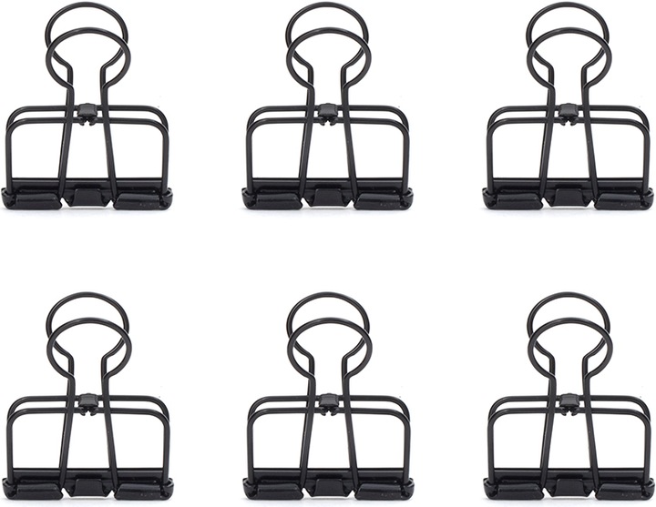 Actual product image Kikkerland wire clips (6 x)