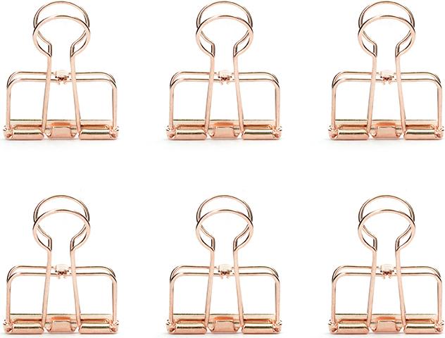 Actual product image Kikkerland Wire Clips (6 x)