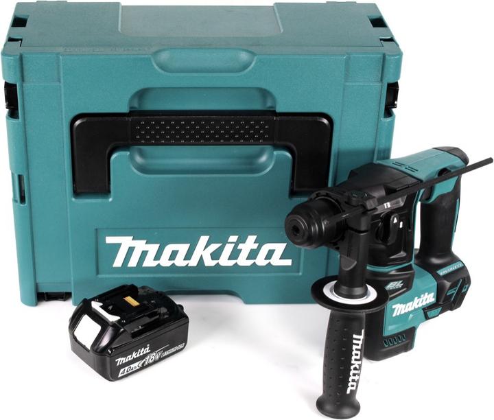 Actual product image Makita DHR 171 M1J Cordless hammer drill Brushless SDS Plus 18V 1,2J + 1x battery 4,0Ah + Makpac - without (Rechargeable battery operated)