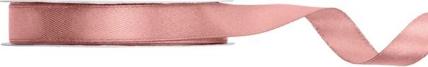 Actual product image Partydeco Gift ribbon satin ribbon dusky pink 12 mm / 25 metres (Gift ribbon, 1 x)