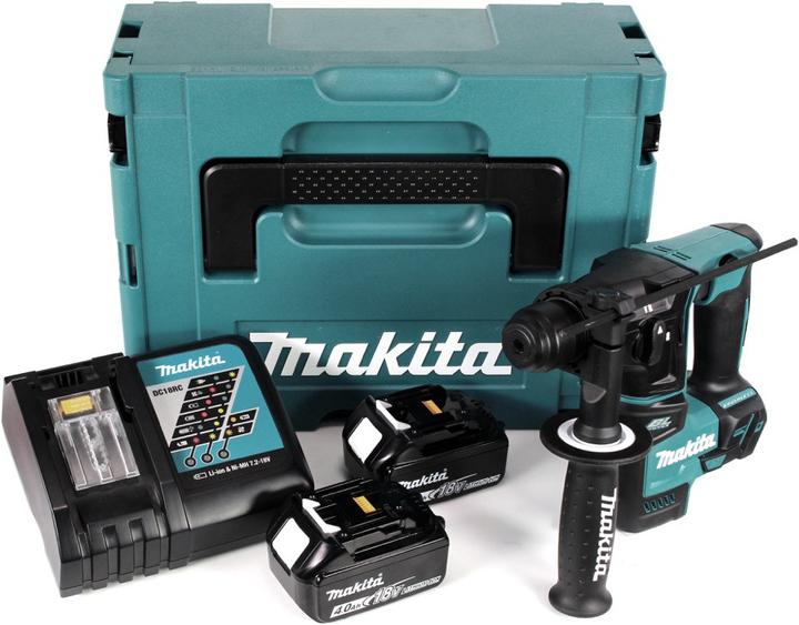 Image du produit Makita DHR 171 RMJ Marteau perforateur à batterie sans balais SDS Plus 18V 1.2J + 2x batterie 4.0Ah +
