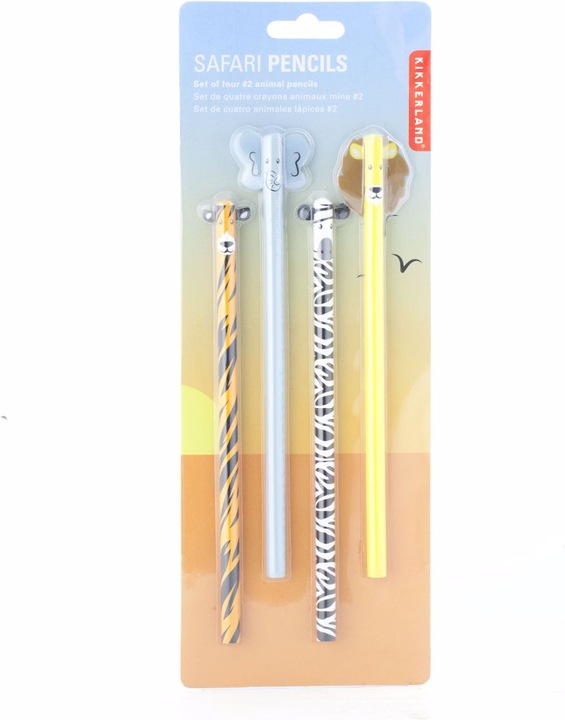 Actual product image Kikkerland Safari Animal Pencil