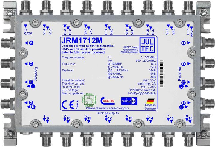 Actual product image Jultec Multischalter JRM1712M 17 auf 12 Kaskade (Multi switch)