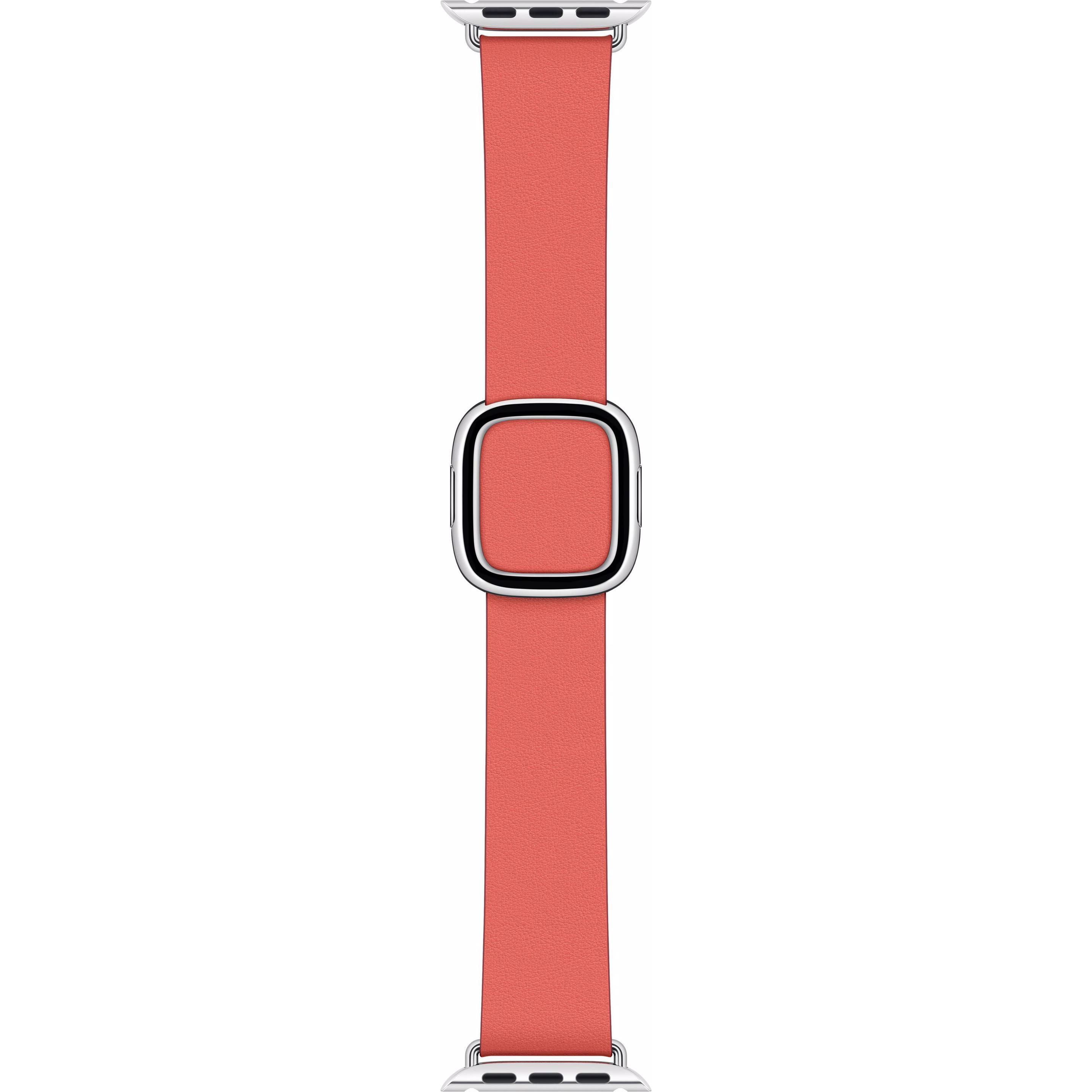 Apple Modern Buckle Medium (40 mm, Granada Leder), Uhrenarmband, Pink