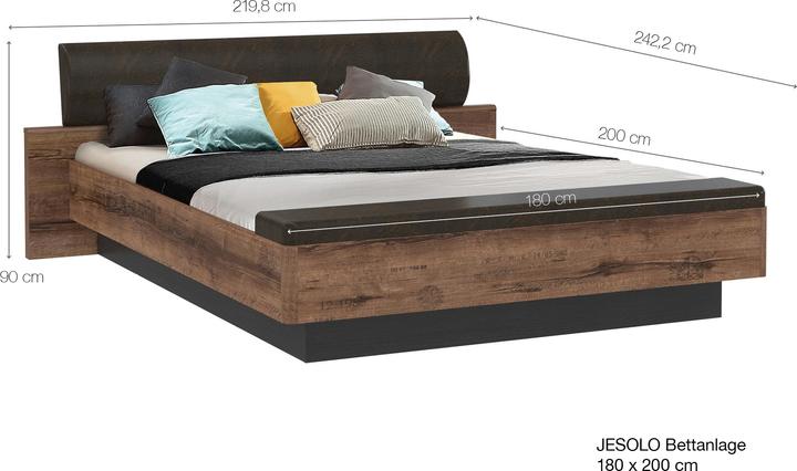 Produktbild Möbel-Eins Jesolo (180 x 200 cm)
