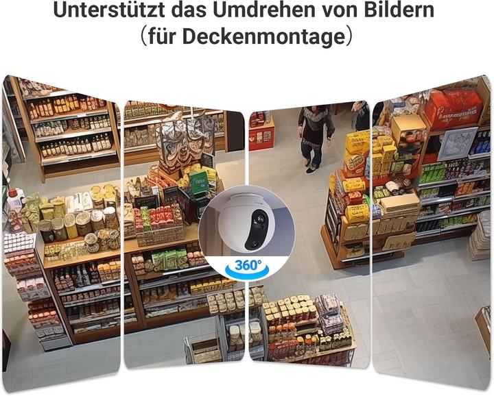 Produktbild EZVIZ C60p Innenkamera mit 2K+ Dual-Lens und Personenerkennung (2560 x 1440 Pixels)