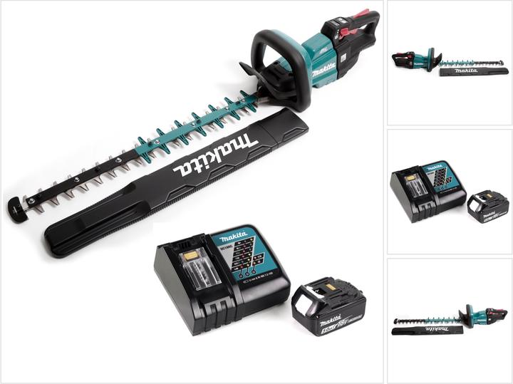 Produktbild Makita DUH 601 RT1 Akku Heckenschere 18V 60cm Brushless + 1x Akku 5,0Ah + Ladegerät (Akkubetrieb)