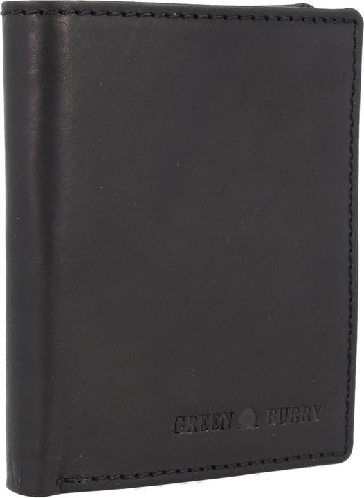 Immagine prodotto Greenburry Portafoglio nero puro protezione RFID pelle 11 cm
