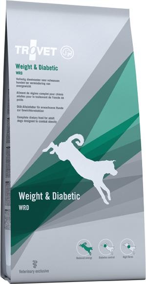 Produktbild Trovet Weight & Diabetic WRD su Huhn - Hundetrockenfutter - 12,5kg (Senior, 1 Stk., 12500 g)