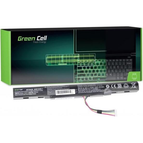 GreenCell AC51 (4 Zellen, 2200 mAh), Notebook Akku, Schwarz