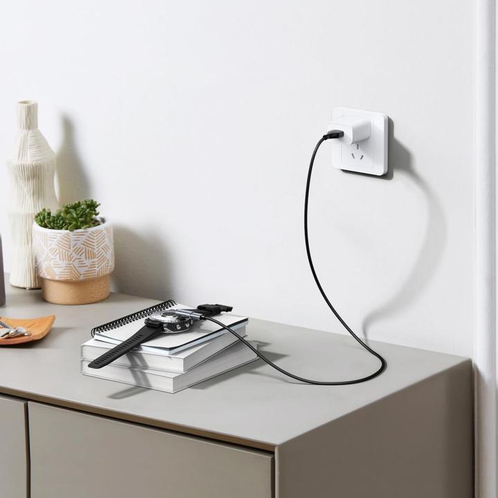 Image du produit Tech-Protect Ultraboost USB-C Winkeladapter für Garmin Watch - Grau