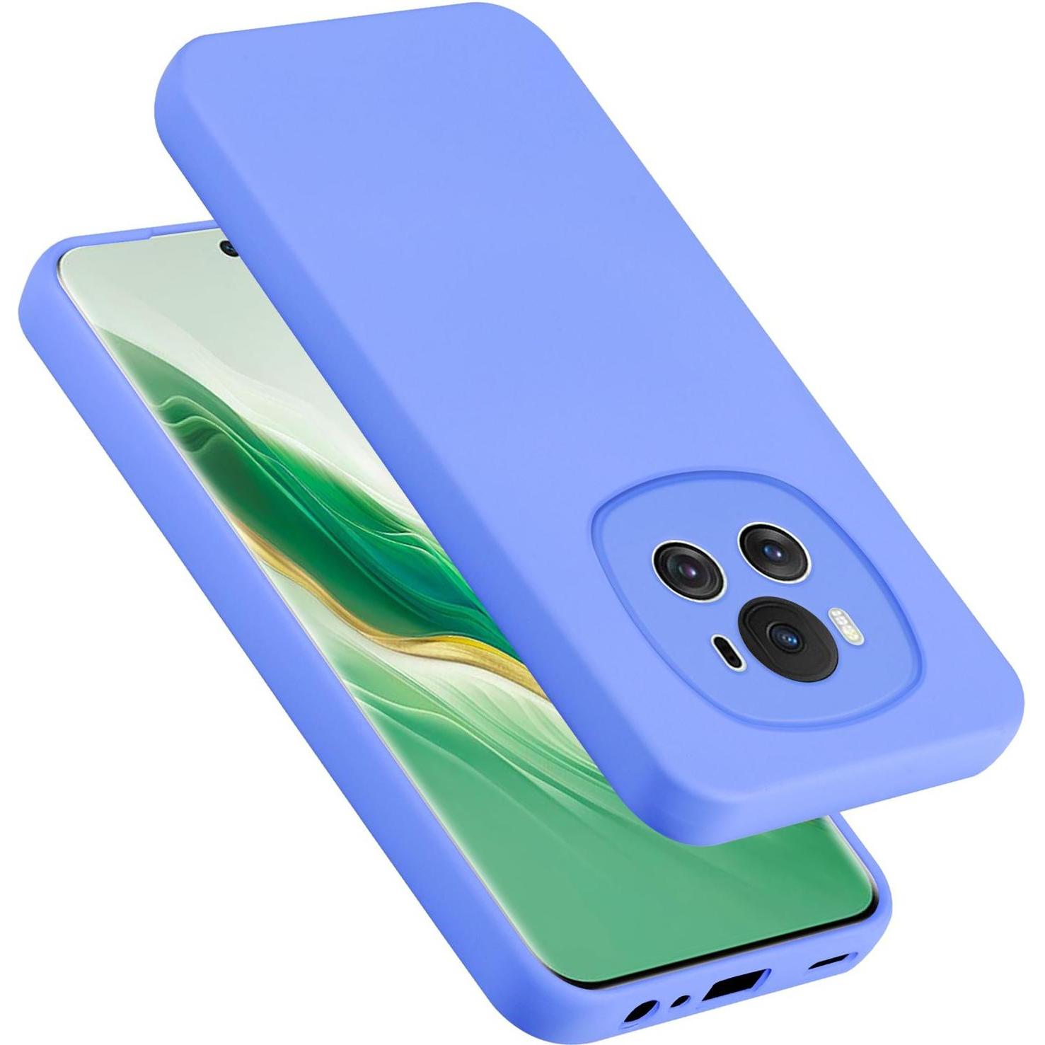 Cadorabo Hülle für Honor Magic 6 TPU im Liquid Schutz Design (Honor Magic6), Smartphone Hülle, Violett
