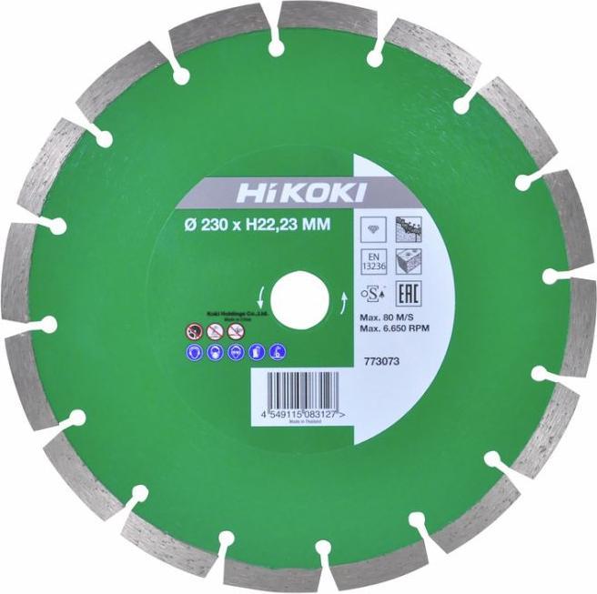 Productafbeelding Hikoki Zubehör 773073 Diamanttrennscheibe 230x10,0x22,23 mm universal ds