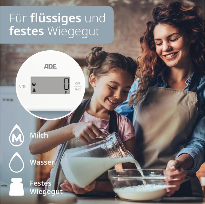 Produktbild ADE Küchenwaage Inka digital Motivdruck Kuh, Bedienungsart