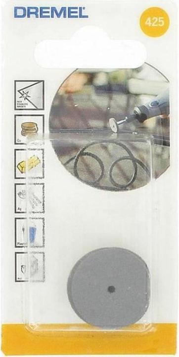 Actual product image Dremel Emery wheel Ø 22.5 mm (4 pieces) (320)