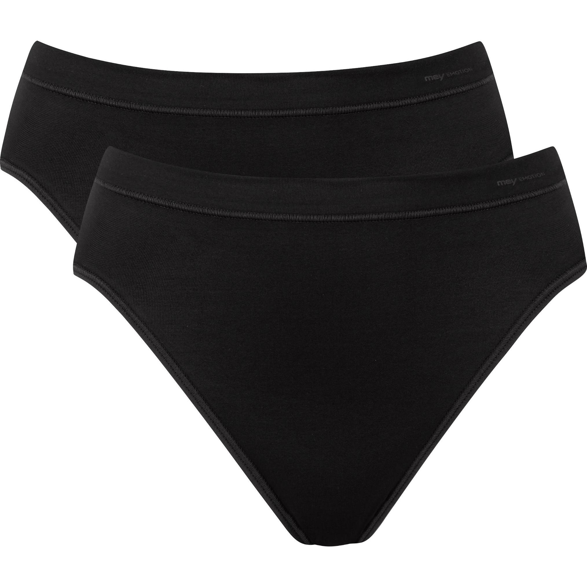 Mey, Damen, Unterhosen, 2er Pack Emotion Jazz Pants, Schwarz, (38, 2er Pack)