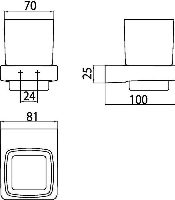 Produktbild Emco Glashalter 022000100
