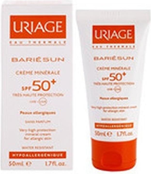 Image du produit Uriage Crème minérale Bariésun (Crème solaire, SPF 50, 100 ml)