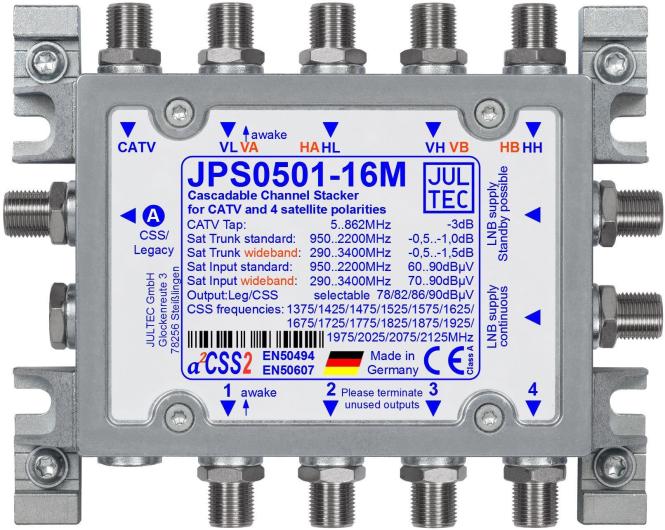 Jultec GmbH Einkabelumsetzer JPS0501-16M 5 auf 1/16UB (Antennenkabel)