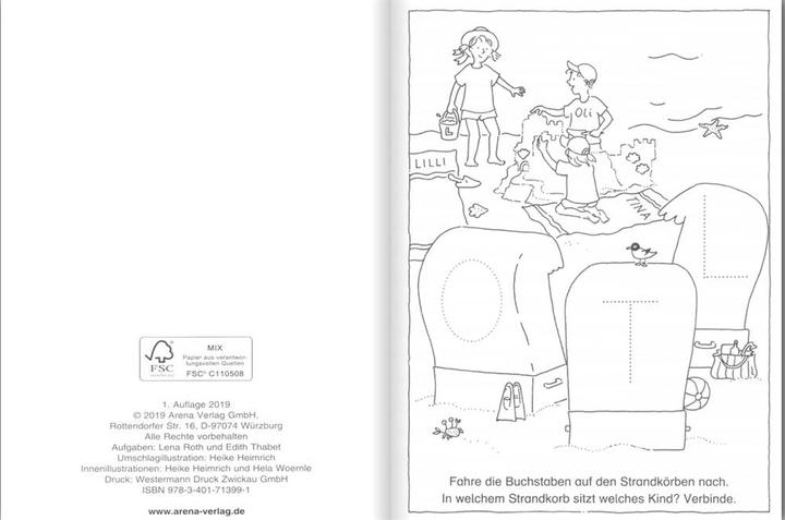 Produktbild Buchstabenrätsel und Zahlenspiele (Deutsch, Edith Thabet, Lena Roth, 2019)