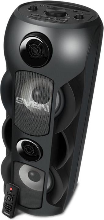 Actual product image Sven PS-720 portable speaker Mono portable speaker Black (10 h, Rechargeable battery operated, USB power delivery)