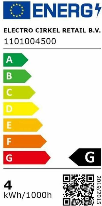Energie-Label Calex 1101004500 (250 lm, 1x)