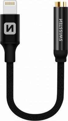 Swissten Lightning / 3.5mm Audio Adapter (3,5 mm aansluiting, Bliksem)