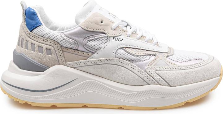 Produktbild D.a.t.e. D.a.t.e fuga sneakers in fabric and suede color white/sky (42)