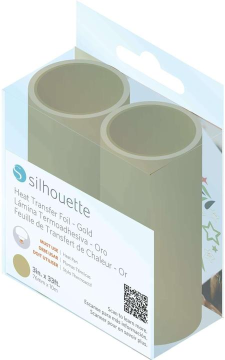 Produktbild Silhouette Folie Heissprägen Curio 2 7.6 cm x 10 m, 2 Stück, Gold