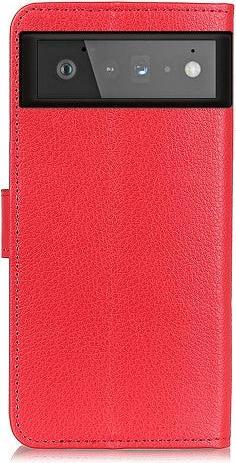 Actual product image Cover-Discount Google Pixel 6 - leather case cover red (Google Pixel 6)